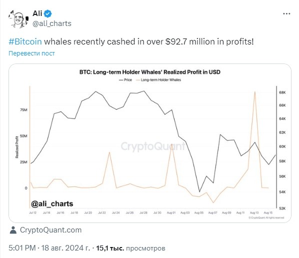 
			Нейросеть спрогнозировала стоимость биткоина к 31 августа		